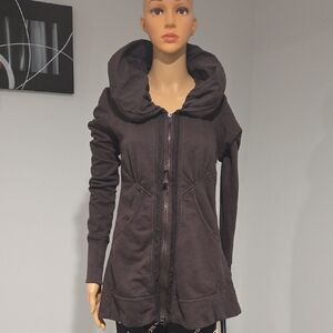 Prairie Underground Charcoal Hooded Utility Jacket